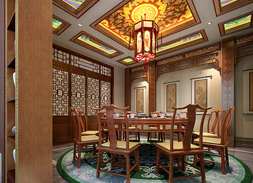 永州中式古典风格家居装修设计效果图